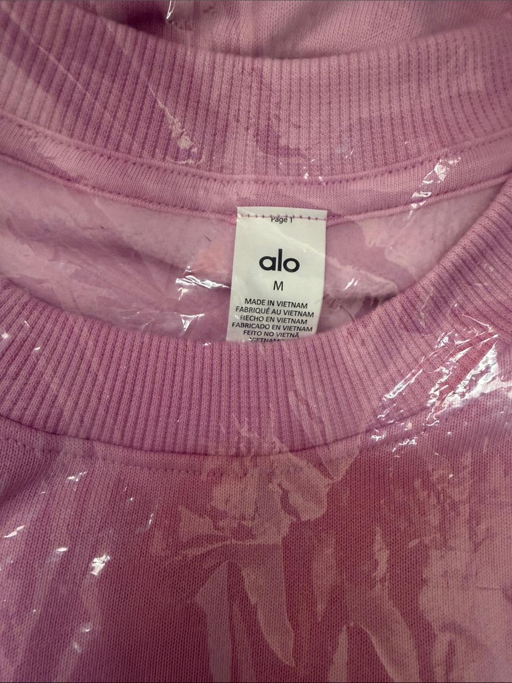 🆕Alo Candy Heart Pink Accolade Crewneck🆕 - Picture 5 of 6